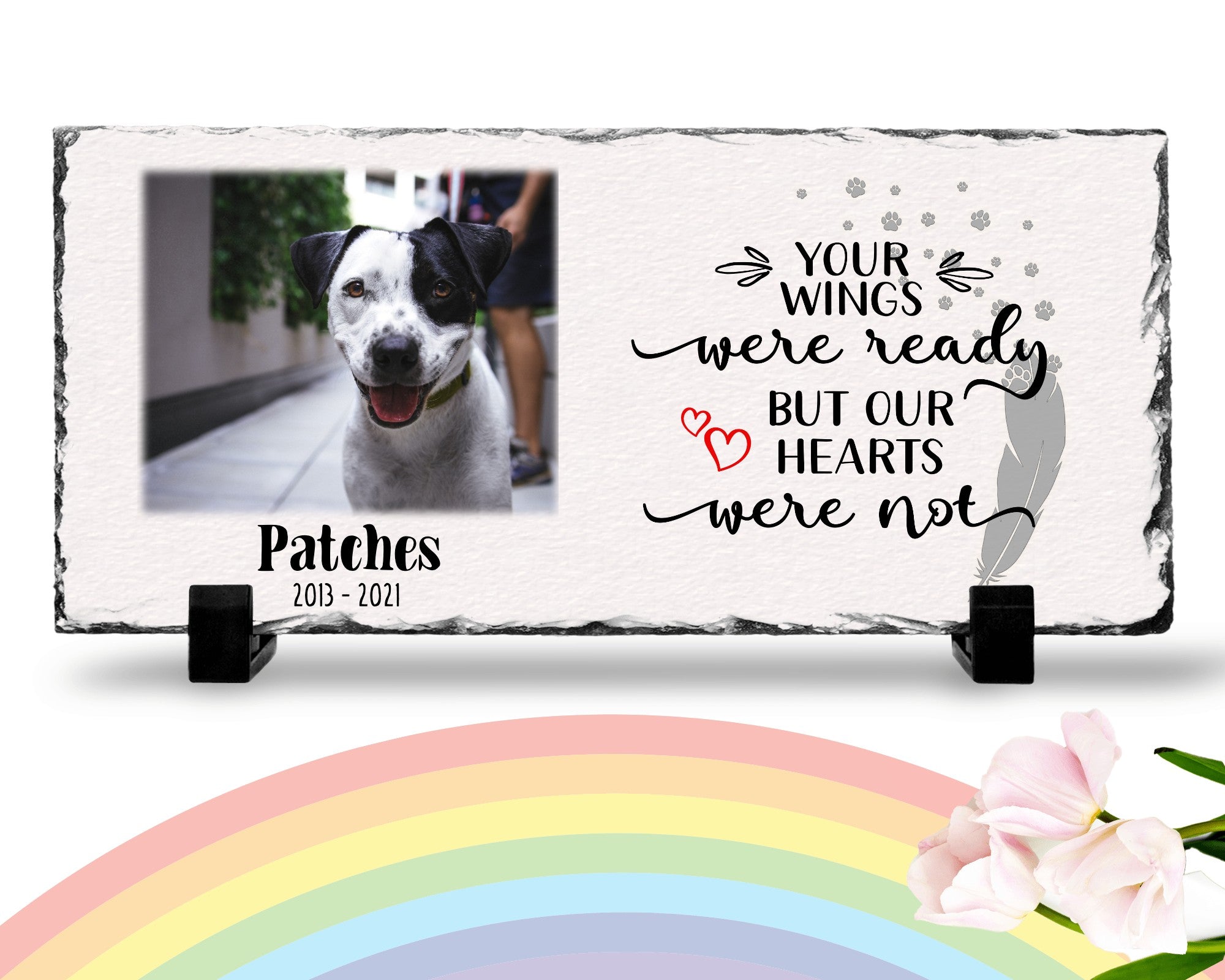 Best Pet Memorial gift - Pet memorial picture in Memory of a Pet