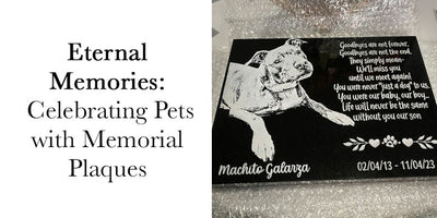 Eternal Memories: Celebrating Pets with Memorial Plaques