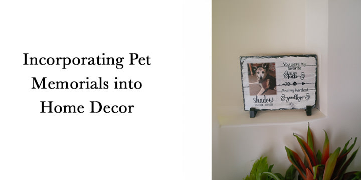 Incorporating Pet Memorials into Home Decor