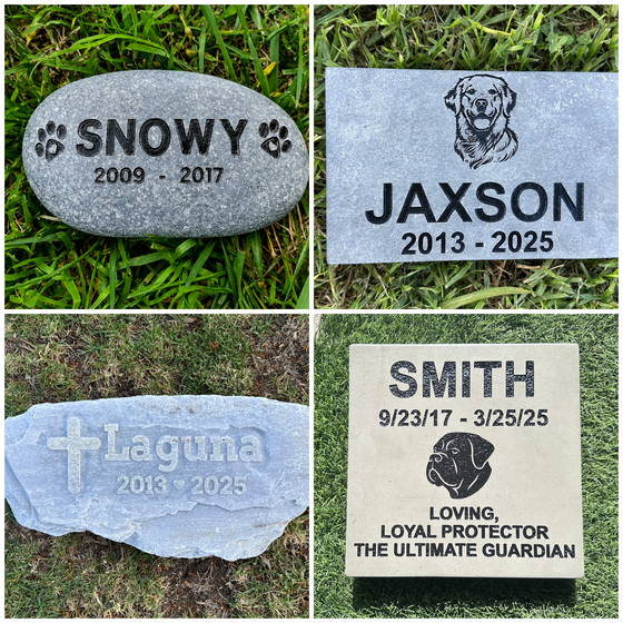 Natural Stone & Paver Pet Memorials
