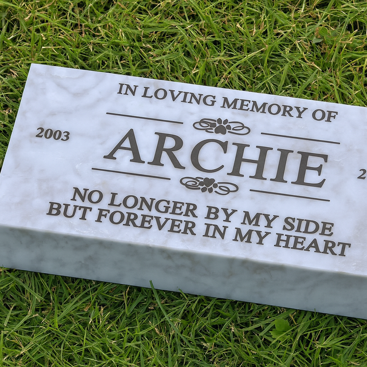 Pet headstones, Grave Marker, Custom Outdoor Engraved Pet Stone In Loving Memory