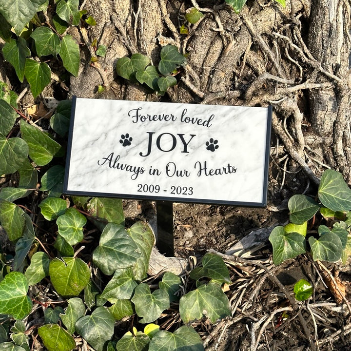 Grave Marker, Pet headstones, Custom Outdoor Engraved Pet Stone In Loving Memory