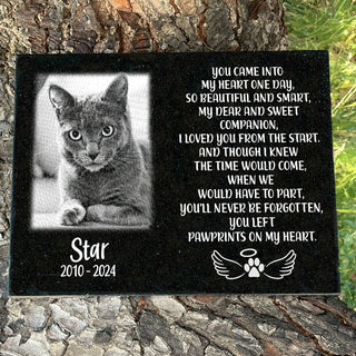 7x5x3/8 Saw Cut Sides / Laser Engraved