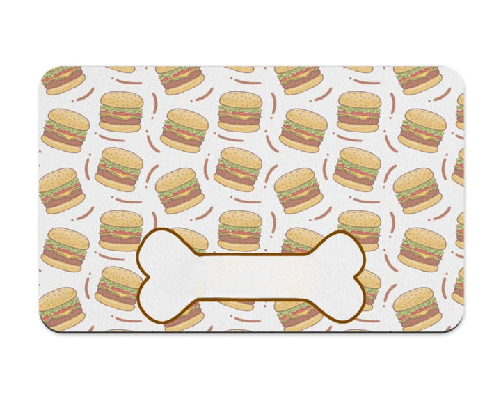 Burgers texture Name Pet Placemat