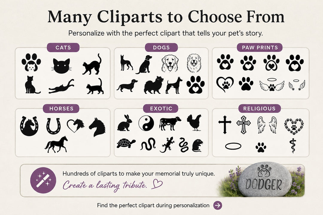 Dog headstones Grave Marker Custom Engraved Pet Memorial River Rock Stone Heart Paw Print