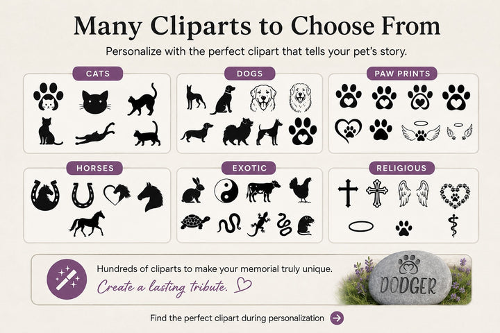 Dog headstones Grave Marker Custom Engraved Pet Memorial River Rock Stone Heart Paw Print