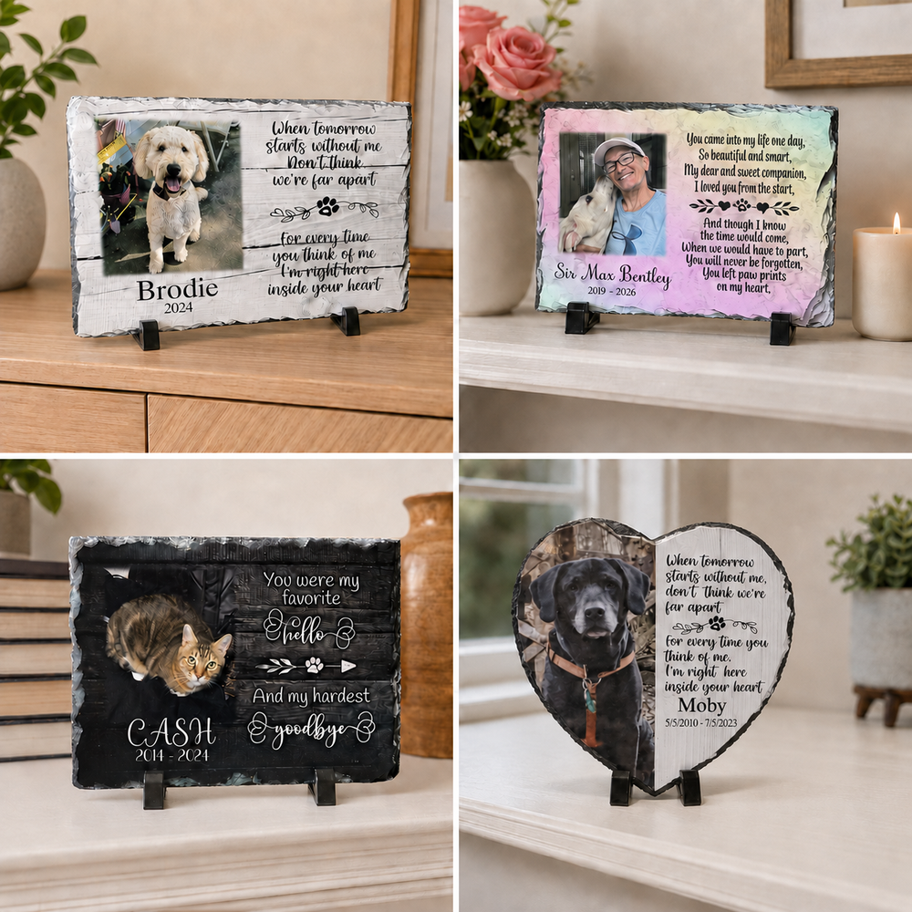 Indoor photo memorials