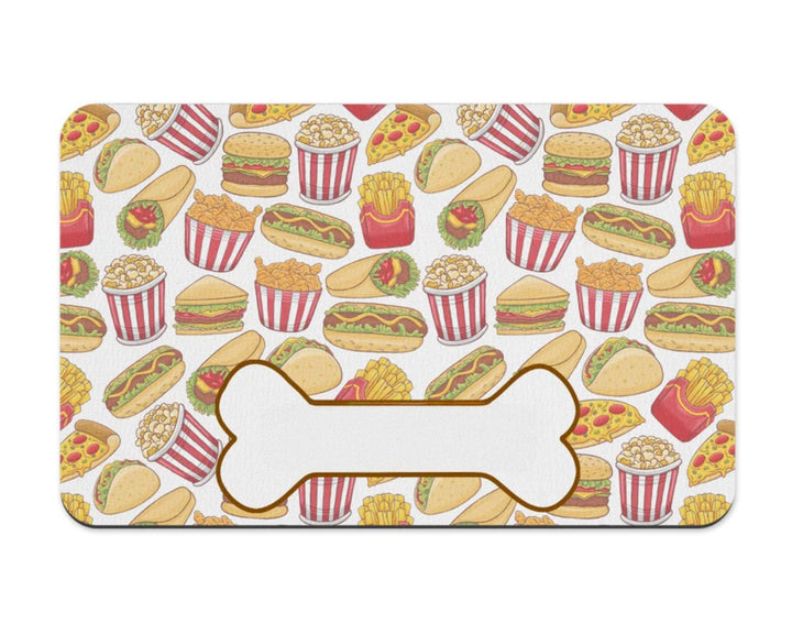 Fast Food texture Name Pet Placemat