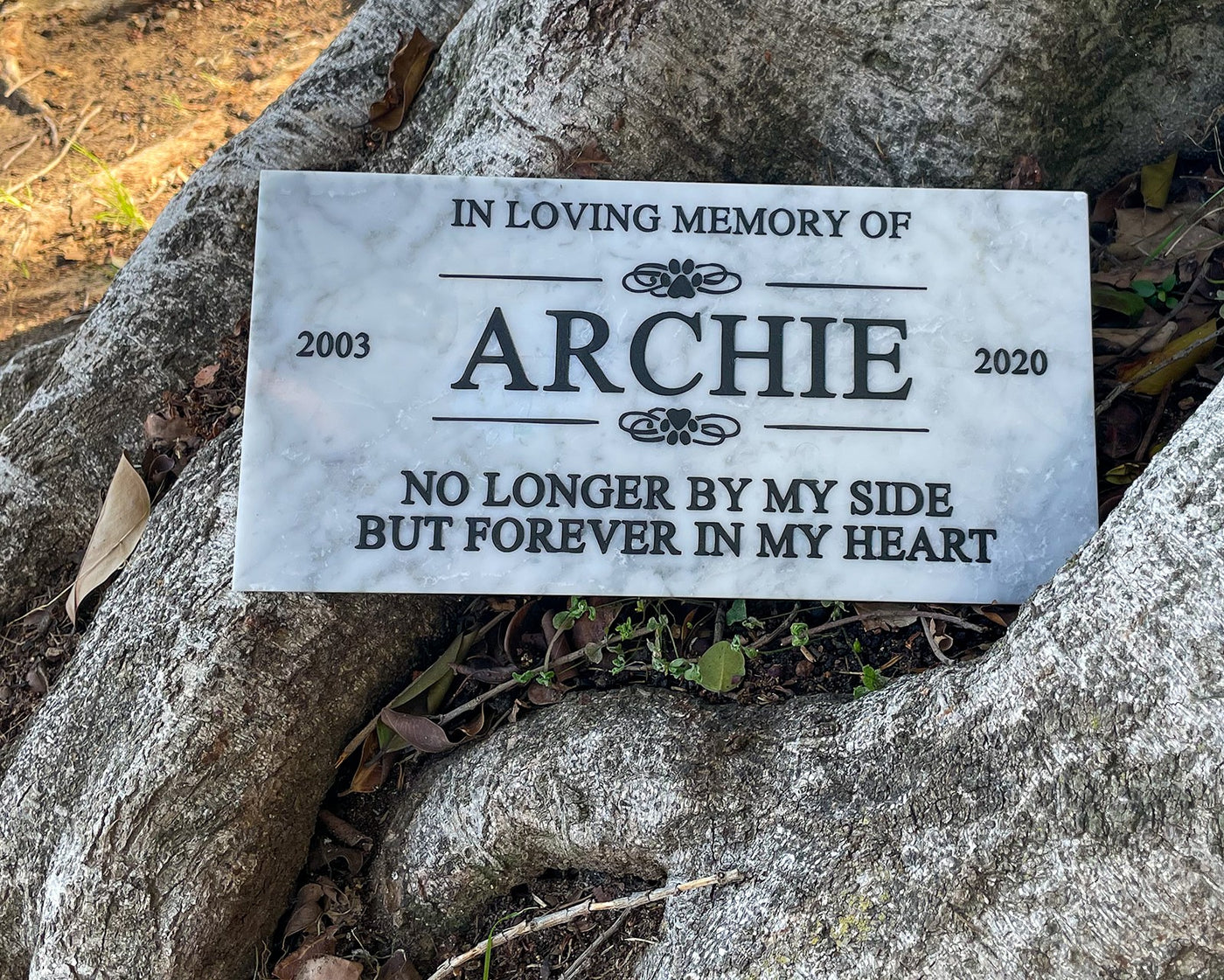 Engraved Personalised Granite Memorial Plaque GraveStone Grave Marker  Headstone