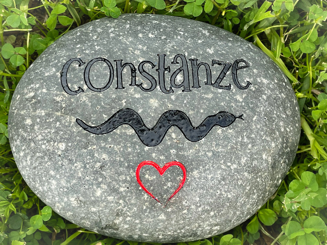 Pet grave Markers personalized Snake Reptile Themed gifts Custom Engraved Pet Snake Memorial River Rock Memorial Rock